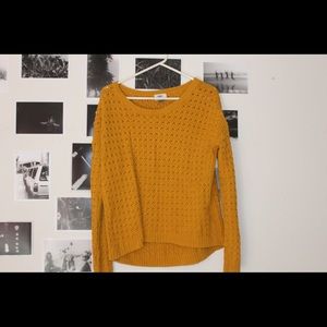 Mustard yellow sweater